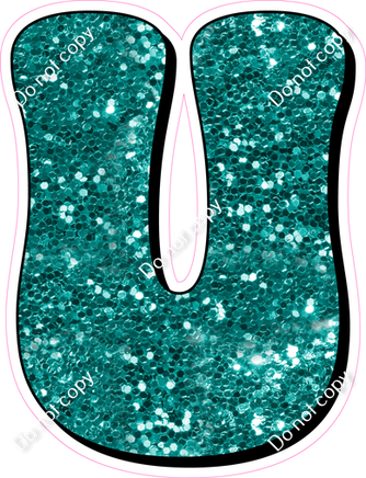 HP 23.5" Individuals - Teal Sparkle U