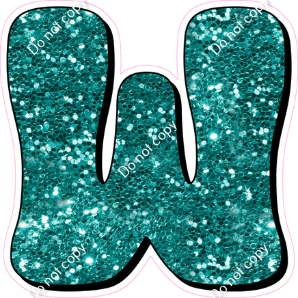 HP 23.5" Individuals - Teal Sparkle W