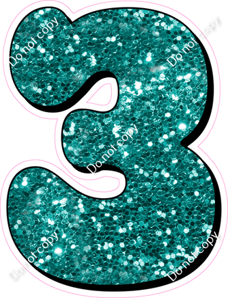 HP 23.5" Individuals - Teal Sparkle 3