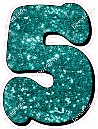HP 23.5" Individuals - Teal Sparkle 5