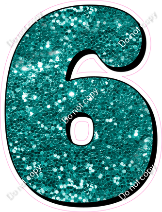 HP 23.5" Individuals - Teal Sparkle 6
