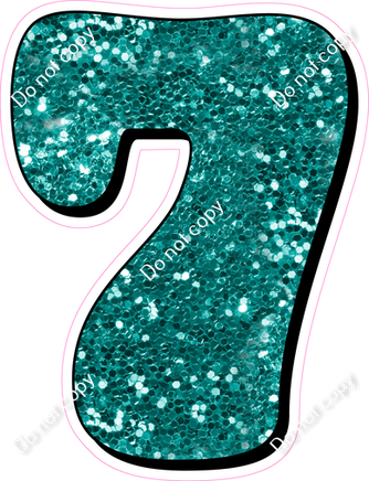HP 23.5" Individuals - Teal Sparkle 7