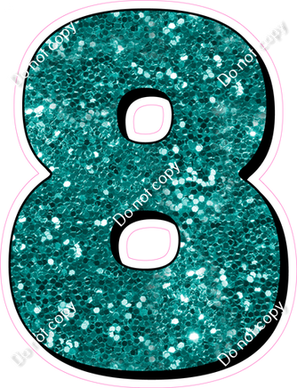 HP 23.5" Individuals - Teal Sparkle 8