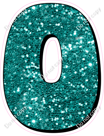 HP 23.5" Individuals - Teal Sparkle