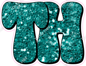 HP 23.5" Individuals - Teal Sparkle TH