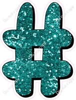 HP 23.5" Individuals - Teal Sparkle #