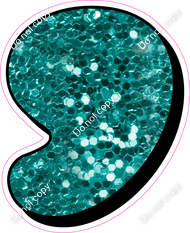 HP 23.5" Individuals - Teal Sparkle Apostrophe