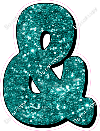 HP 23.5" Individuals - Teal Sparkle &