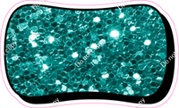 HP 23.5" Individuals - Teal Sparkle Dash