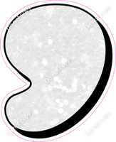 HP 23.5" Individuals - White Sparkle Apostrophe