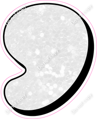 HP 23.5" Individuals - White Sparkle Apostrophe