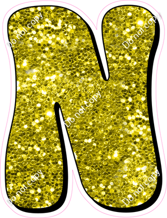 HP 23.5" Individuals - Yellow Sparkle N