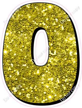 HP 23.5" Individuals - Yellow Sparkle O