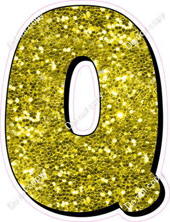 HP 23.5" Individuals - Yellow Sparkle Q