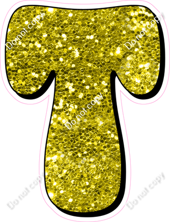 HP 23.5" Individuals - Yellow Sparkle T