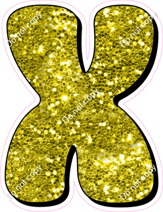 HP 23.5" Individuals - Yellow Sparkle X