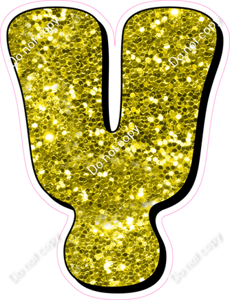 HP 23.5" Individuals - Yellow Sparkle Y