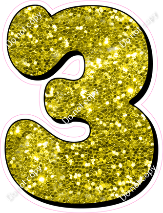 HP 23.5" Individuals - Yellow Sparkle 3