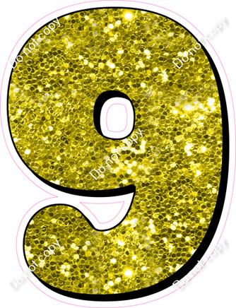 HP 23.5" Individuals - Yellow Sparkle 9