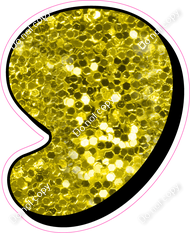 HP 23.5" Individuals - Yellow Sparkle Apostrophe