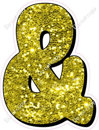 HP 23.5" Individuals - Yellow Sparkle &