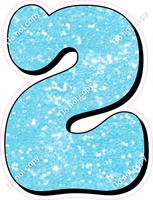 HP 30" Individuals - Baby Blue Sparkle 2