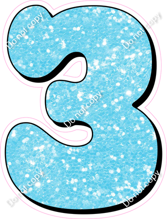 HP 30" Individuals - Baby Blue Sparkle 3