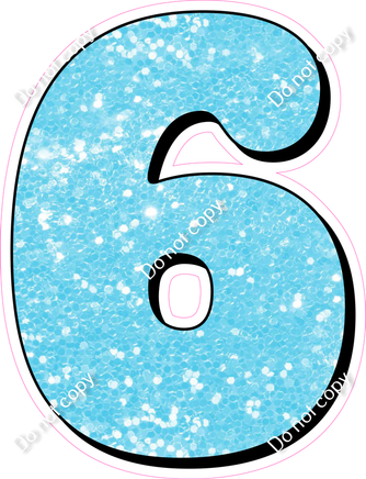 HP 30" Individuals - Baby Blue Sparkle 6