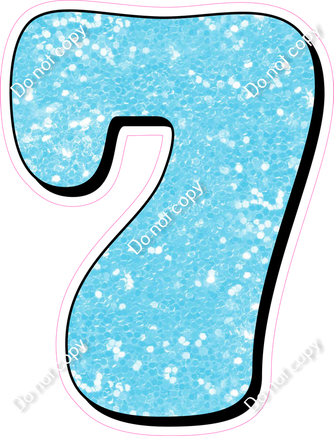 HP 30" Individuals - Baby Blue Sparkle 7