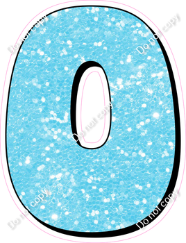 HP 30" Individuals - Baby Blue Sparkle