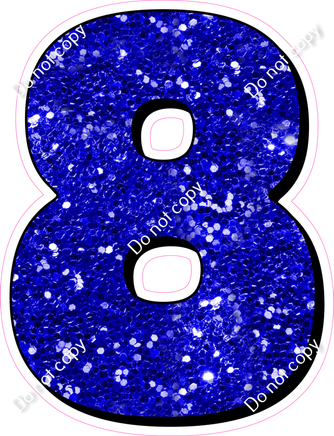 HP 30" Individuals - Blue Sparkle 8