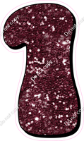 HP 30" Individuals - Burgundy Sparkle 1