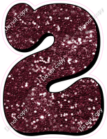 HP 30" Individuals - Burgundy Sparkle 2