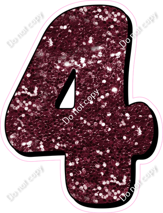 HP 30" Individuals - Burgundy Sparkle 4