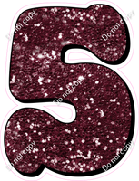 HP 30" Individuals - Burgundy Sparkle 5