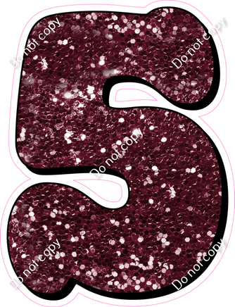 HP 30" Individuals - Burgundy Sparkle 5