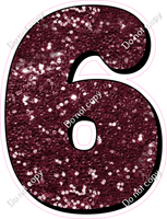 HP 30" Individuals - Burgundy Sparkle 6