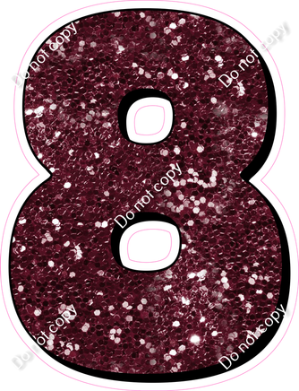 HP 30" Individuals - Burgundy Sparkle 8