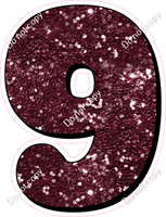 HP 30" Individuals - Burgundy Sparkle 9