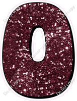 HP 30" Individuals - Burgundy Sparkle