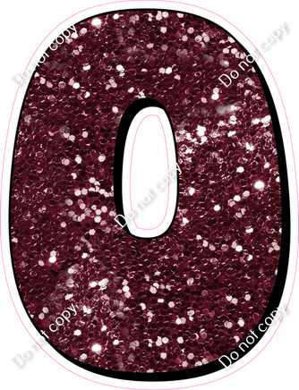 HP 30" Individuals - Burgundy Sparkle