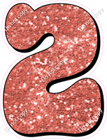 HP 30" Individuals - Coral Sparkle 2