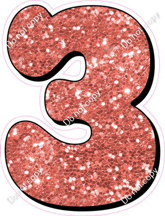 HP 30" Individuals - Coral Sparkle 3