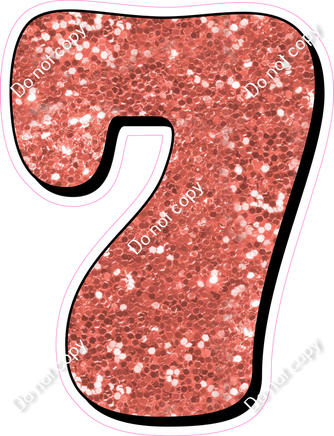 HP 30" Individuals - Coral Sparkle 7