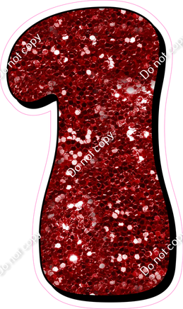 HP 30" Individuals - Crimson Sparkle 1