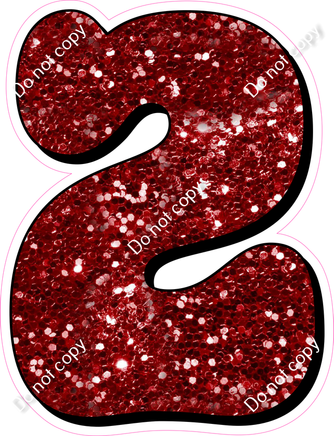 HP 30" Individuals - Crimson Sparkle 2