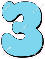 HP 30" Individuals - Flat Baby Blue 3