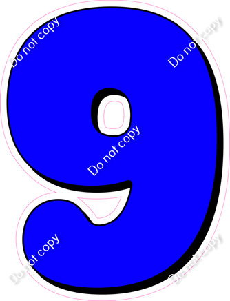 HP 30" Individuals - Flat Blue 9