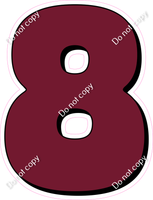 HP 30" Individuals - Flat Burgundy 8