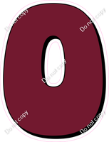 HP 30" Individuals - Flat Burgundy